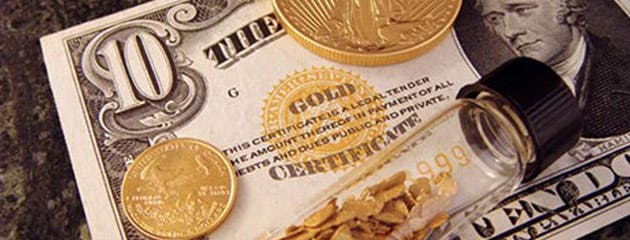أسعار الذهب ترتفع للمرة الأولى فى 4 جلسات بالرغم من قوة أداء الدولار وإرتفاع العائد